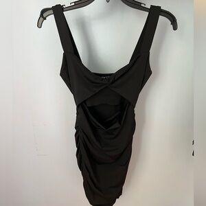 SHEIN bodycon dress in black :)